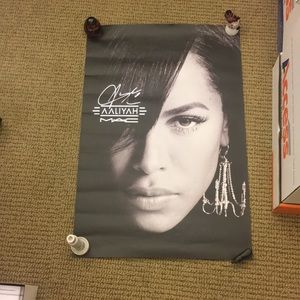 Mac 🌟LTD EDITION🌟 Aaliyah Poster 26 in x 17 in.